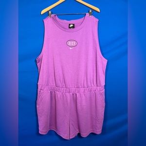 Nike Women’s Jumper Romper With Shoulder Snap Closure Plus Size 3X